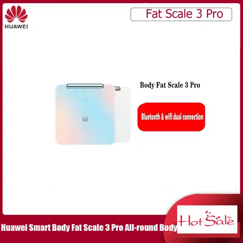 Смарт-весы Huawei Smart Fat Scale 3 Pro с поддержкой Bluetooth и Wi-Fi