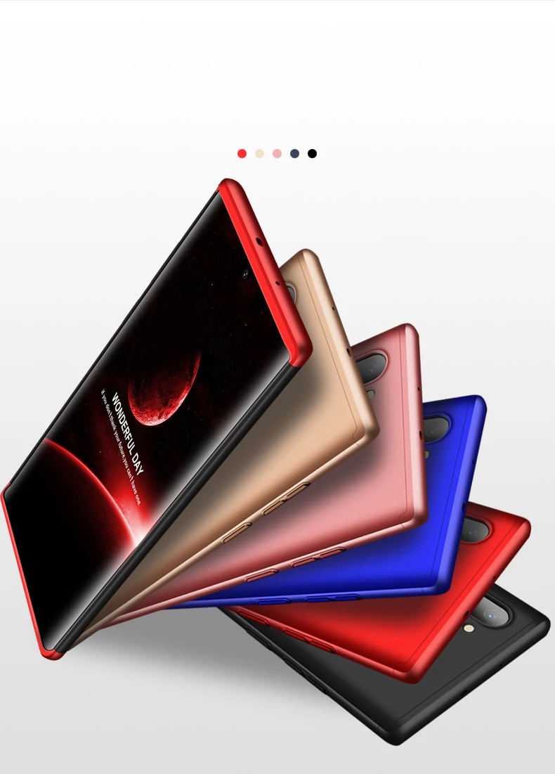 

For Samsung Galaxy S6 S7 S8 S9 S10 Edge Plus case Luxury 360 Degree PC Matte for A6 A7 A8 A9 A9s Plus Pro 2018 2019 Phone case