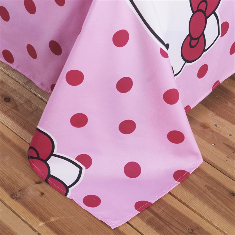 Мультфильм Комплект постельного белья Hello Kitty Doraemon Stitch пододеяльник комплекты 3/4 шт постельное белье близнец полный queen постельное белье