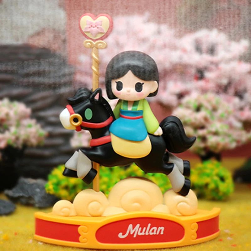 

Fairy tale girl gift authentic princess series carousel Blind Random box trend kid doll desktop decoration