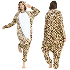 Пижама кигуруми унисекс, кигуруми с леопардовым принтом