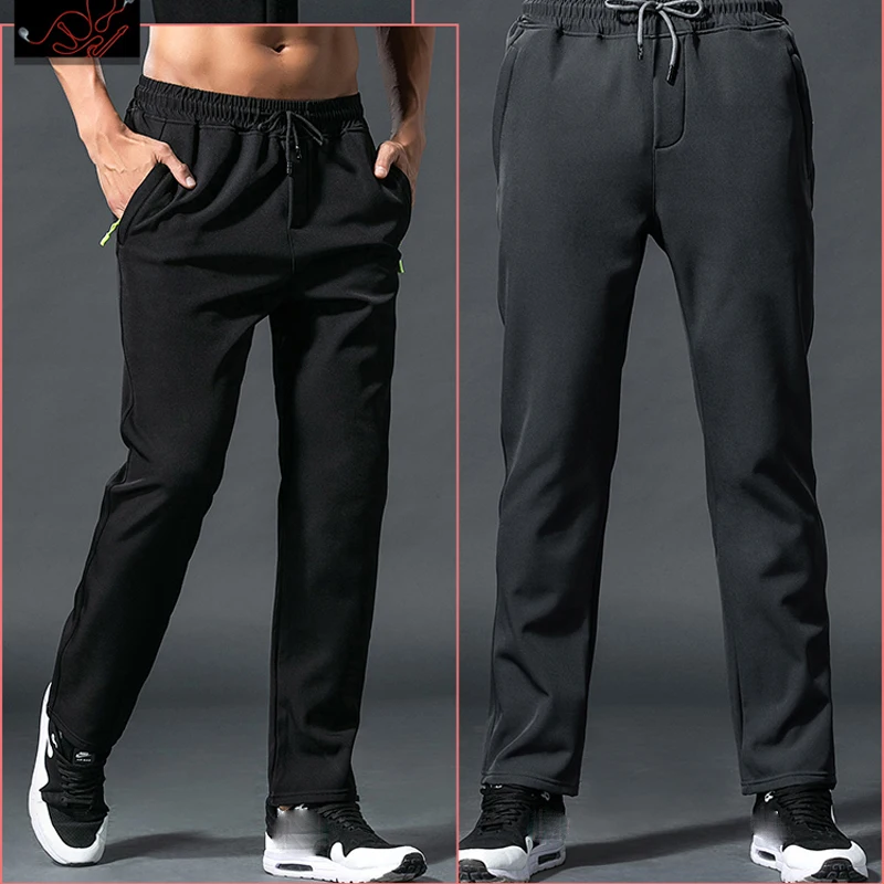 Уличные брюки осень зима мужские и женские водонепроницаемые теплые бархатные