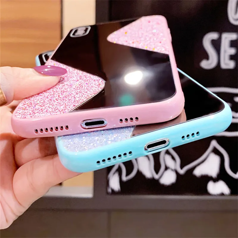

Redmi 9C NFC Case Luxury Mirror Glitter Cover For Xiaomi Redmi Note 9 Pro Cases Redmi 9A Redmi9 C A Back Funda Note 9S 9Pro Max