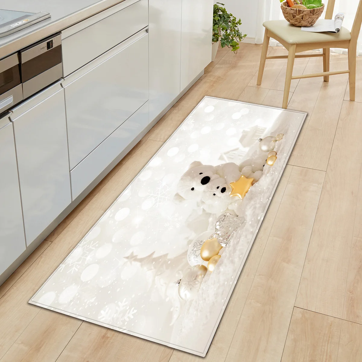 Коврик с рождественским дизайном напольный кухонный коврик Гостиная ковер
