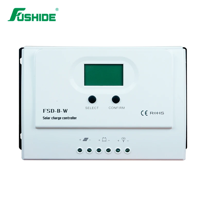 FSD B W белый цвет 30A MPPT Контроллер заряда солнечной батареи с APP/WiFi
