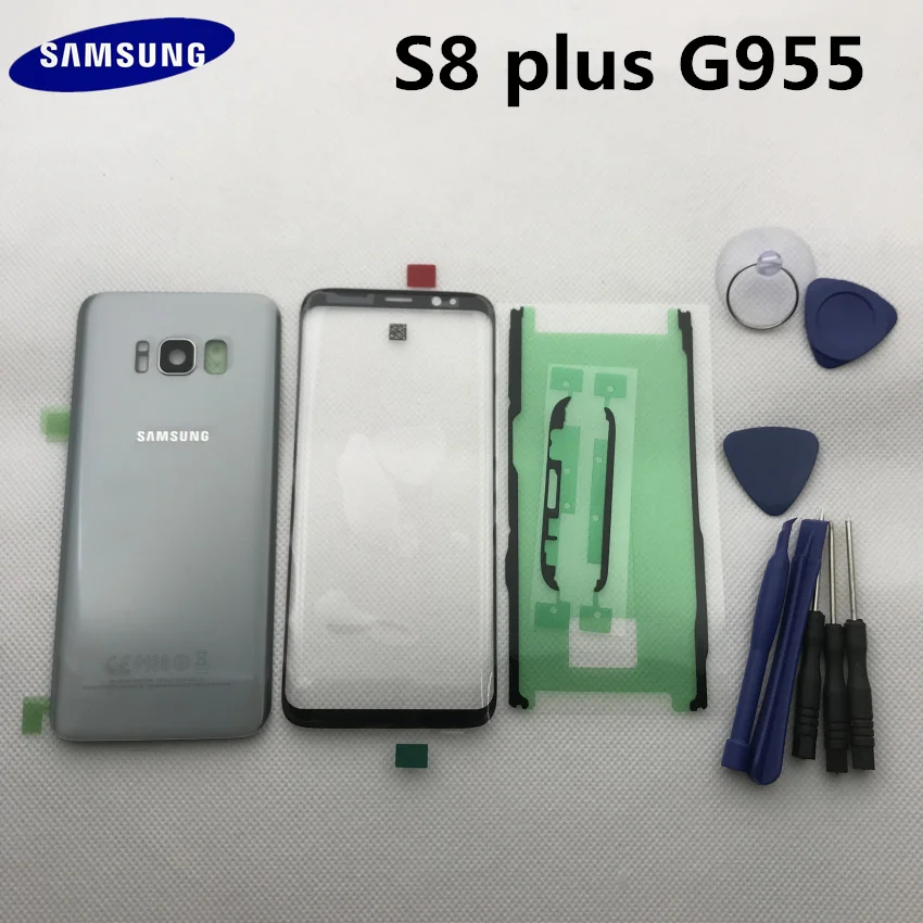 Оригинальный чехол с полным корпусом задняя крышка из стекла + Переднее