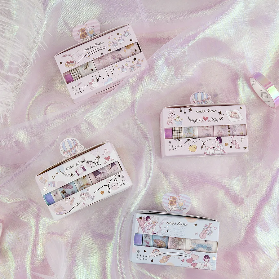 10 шт./лот Васи Маскировочные ленты клубничный хрустящий серия Дневник