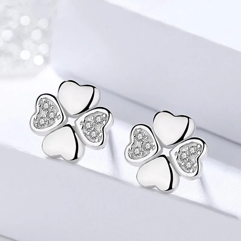 

925 пробы серебряные украшения с бриллиантовыми серьгами и серьгами Hanfeng