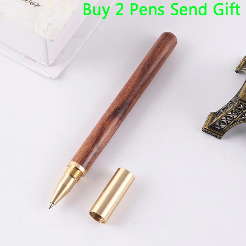 611 Roller Pen Новое поступление палисандр шариковая ручка офисная Высокое качество Бизнес подарок ручка для письма купить 2 ручки отправить подарок - Цвет: 611 Roller Pen