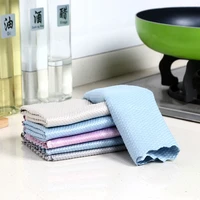 thickened kitchen dish cloth absorbent table cleaning scouring pad kitchen towel glass cleaning cloth without water marks