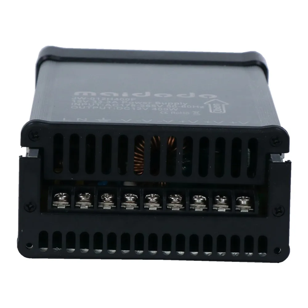 DC12V 24В, импульсный источник питания Трансформатор Адаптер IP53 непромокаемые для CCTV/Светодиодные ленты AC 175 V-265 V 200W 240W 300W 400W