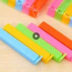 135 шт уплотнительный зажим Еда уплотнения зажимы для мешков для хранения Еда уплотнитель зажим Пластик для хранения закуски Кухня аксессуары для дома инструменты