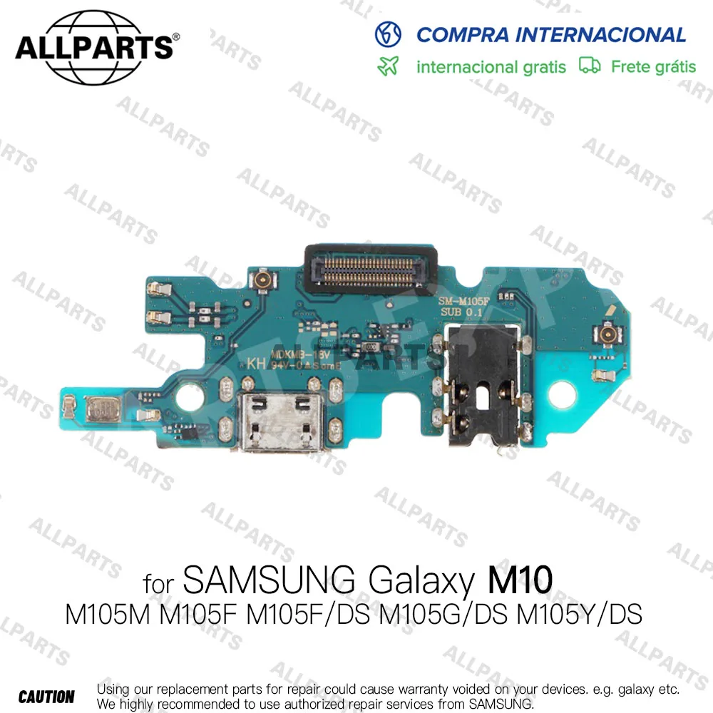 

Original for SAMSUNG Galaxy M10 Charger Port USB Charging Flex Cable with Mic Jack M105 M105F M105M M105F/DS M105G M105Y