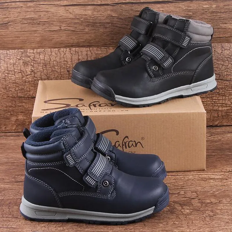 Детские ботинки на мягкой подошве теплые красивые зимние для мальчиков Ботинки