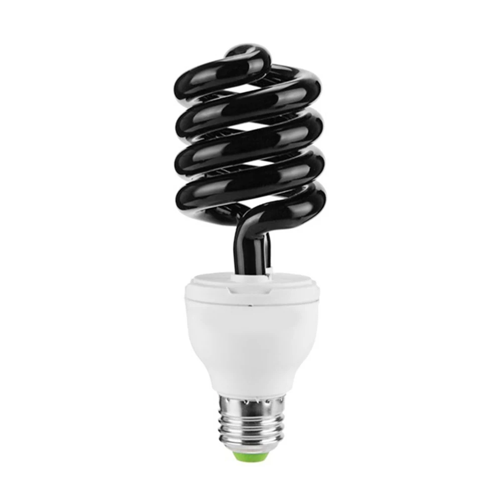 220V E27 экстренный энергоэкономичная УФ ультрафиолетовые люминесцентные черный