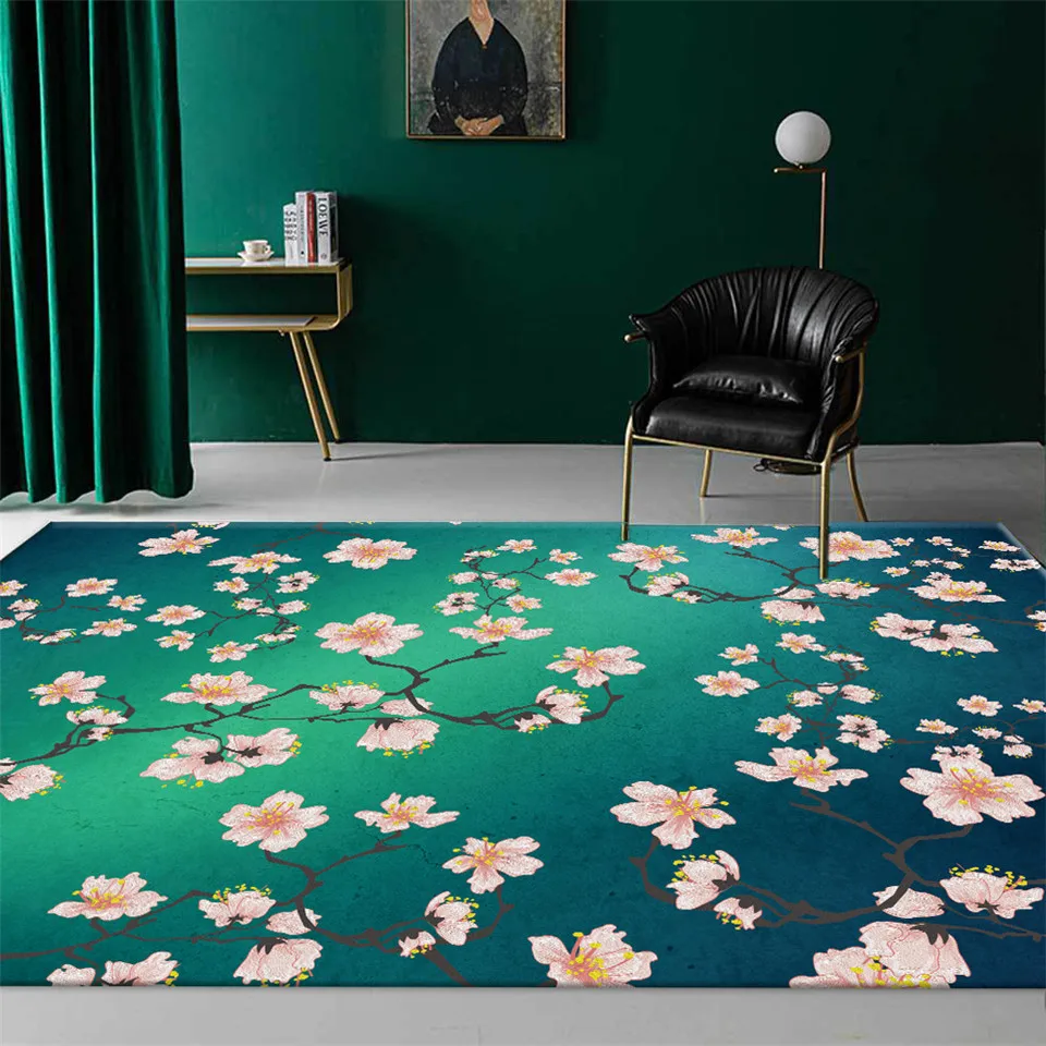 Новый китайский Стиль трусы для девочек с рисунком сливового цветка зеленый