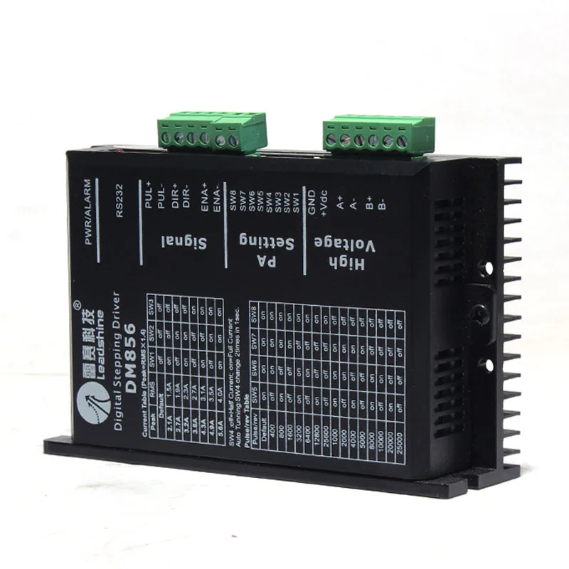 Новый оригинальный DM856 2-фазный цифровой Драйвер шагового двигателя 57/86 шаговый
