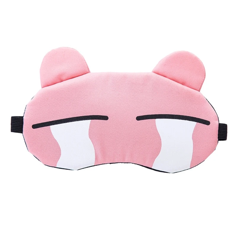 Фото Охлаждающая гелевая маска для глаз, мультяшная маска для сна Eyemask с мягкой подложкой для снятия стресса от головной боли, отечности, мигрени №3