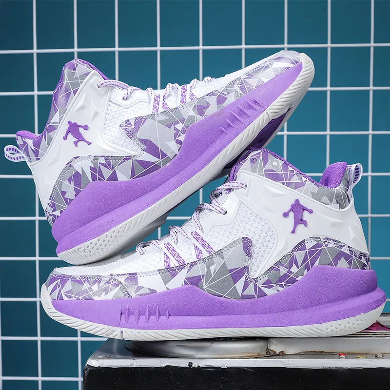 

New Men Basketball Shoes Lace-up High Top Sneakers for Men Professional Basketball Shoes Breathable Men Sneakers Walking Shoes