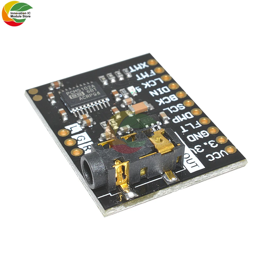 Для Raspberry Pi pHAT звуковая карта I2S IIC интерфейсный модуль PCM5102 плата с стереоразъемом