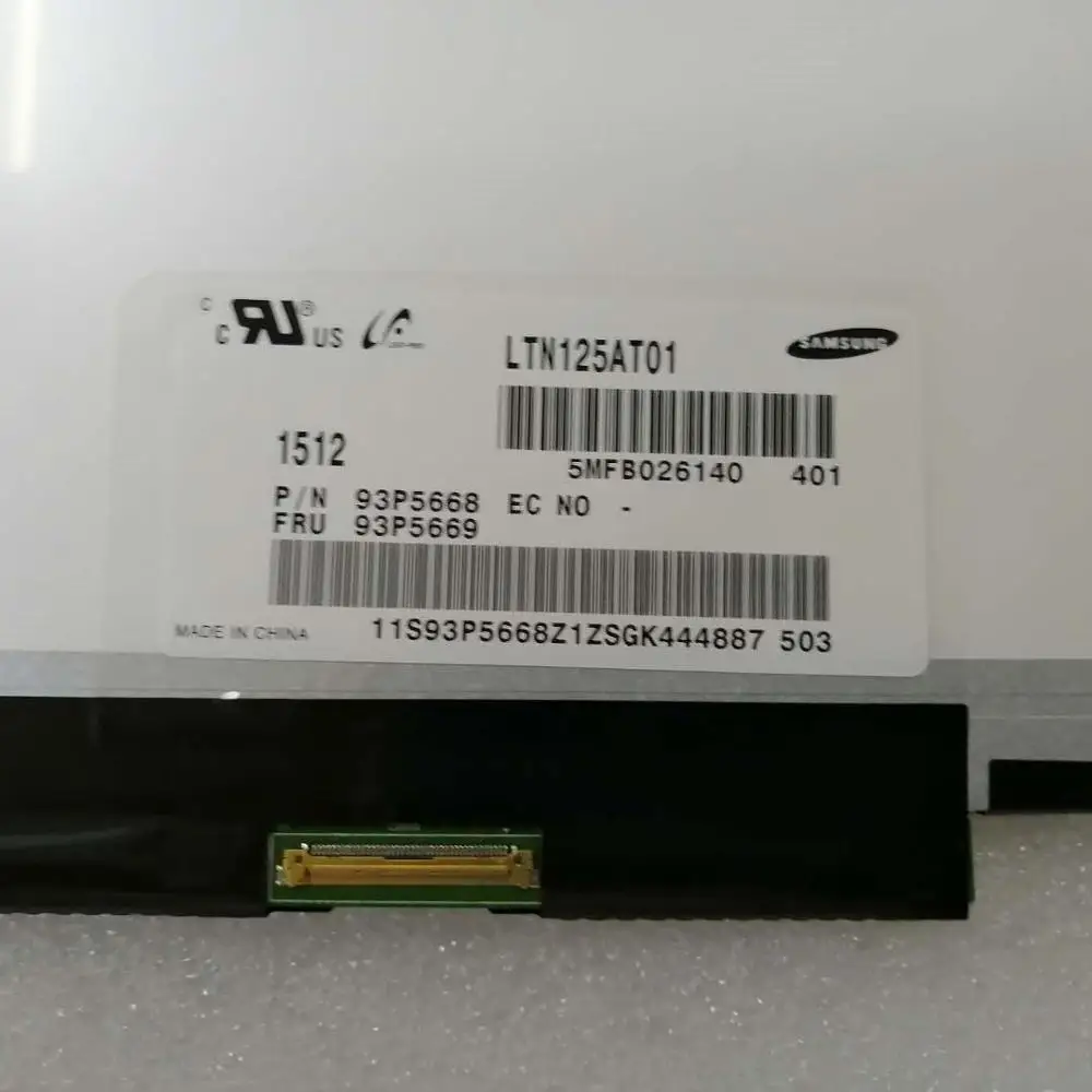 ЖК-матрица LTN125AT01 12 5 дюйма B125XW01 V.0 LP125WH2 (TL)(B1) для Lenovo k27 k29 тонкая светодиодная