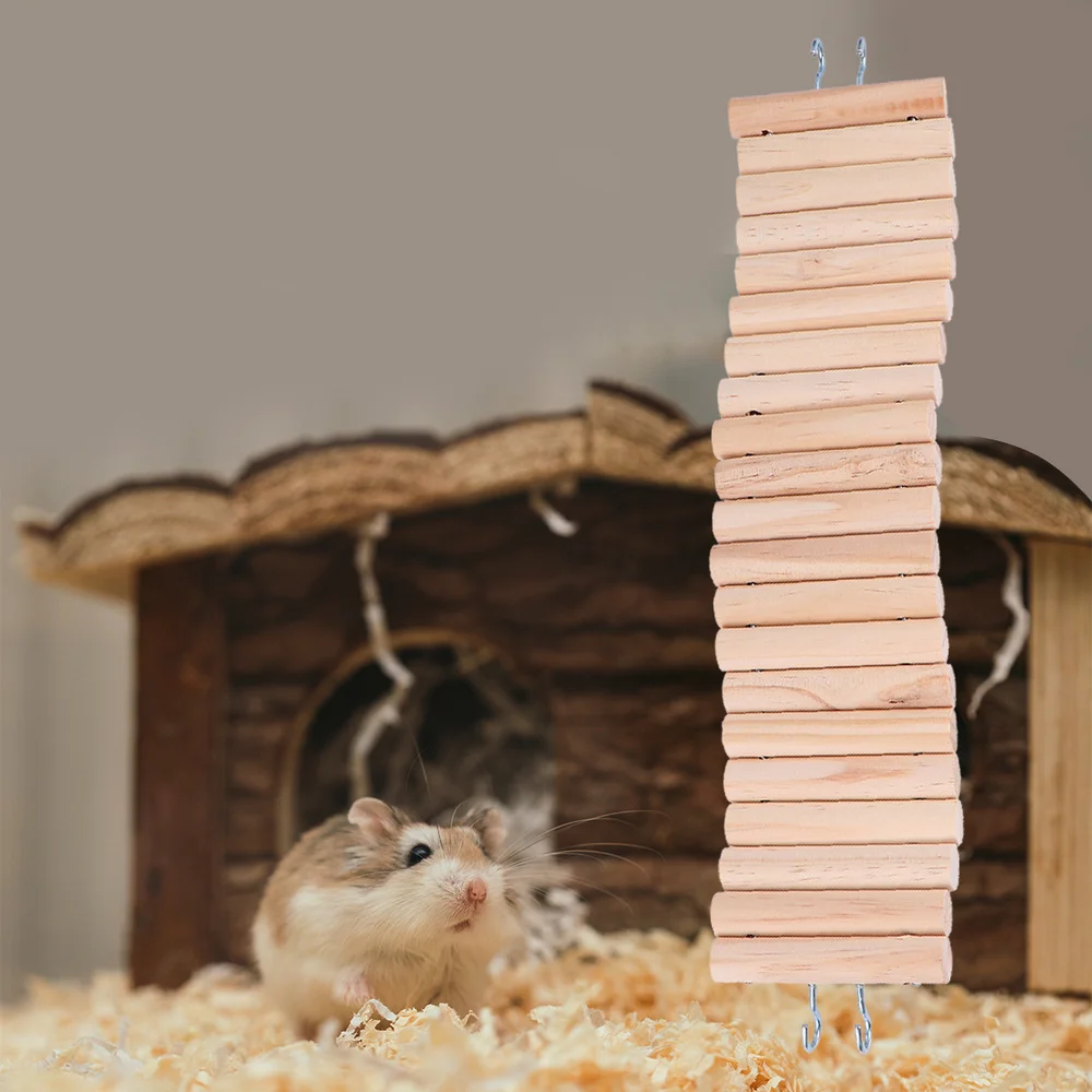 

Long Climbing Ladder with Hook for Hamster Mice and Other Little Birds