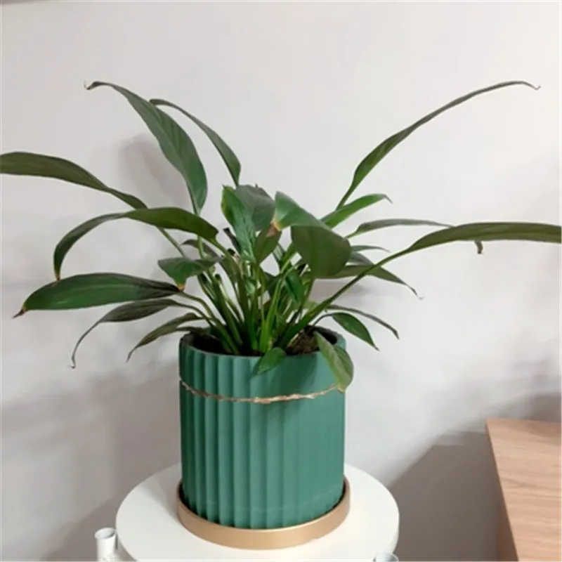 Форма для бетонной цветочной вазы создание изделий из смолы цементный плантатор