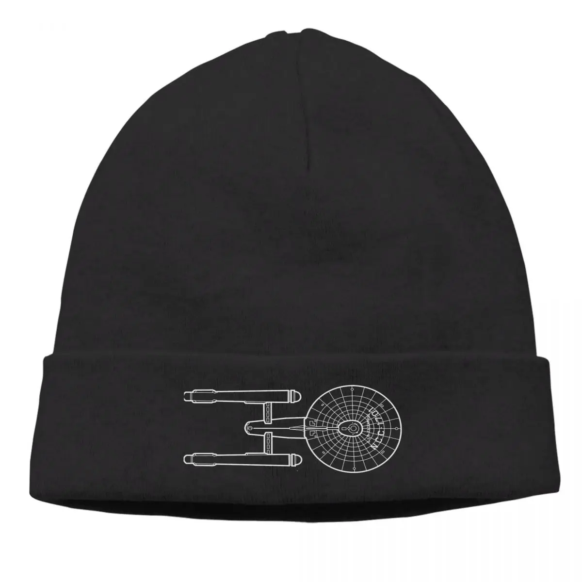 

Original Series U.S.S. Enterprise Line Art Star Trek Bonnet Homme Fashion Fishing Hat Beanies Cotton Caps