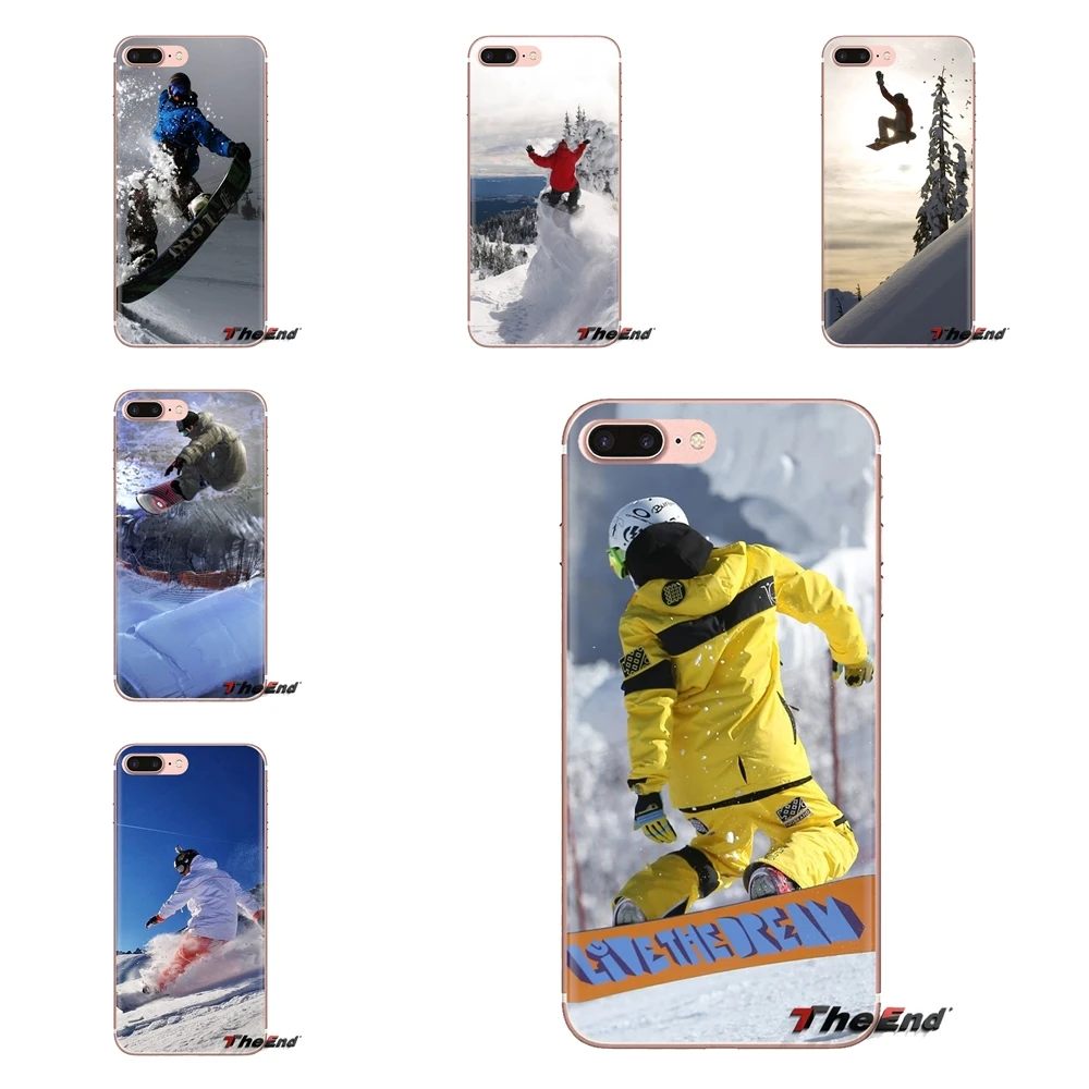 Спортивные сноубордические прозрачные мягкие чехлы для Xiao mi 6 A1 Max x 2 5X 6X Red Note 5 5A 4X