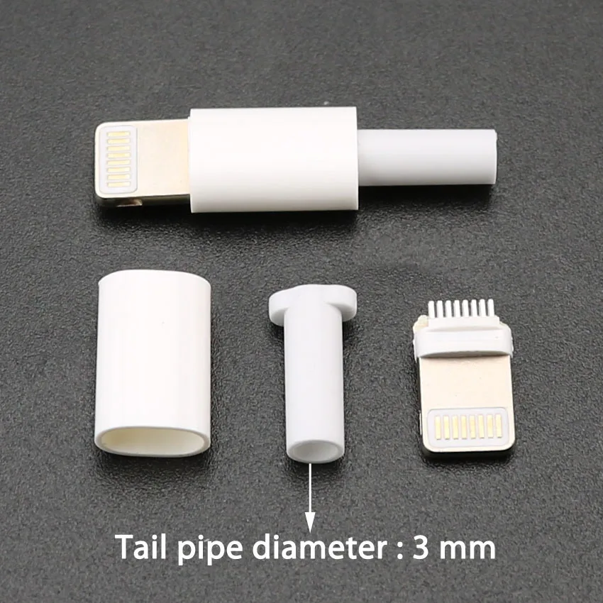 Штекер для зарядки 10 комплектов USB-разъем iphone штекер с разъемом чип-платы сварка