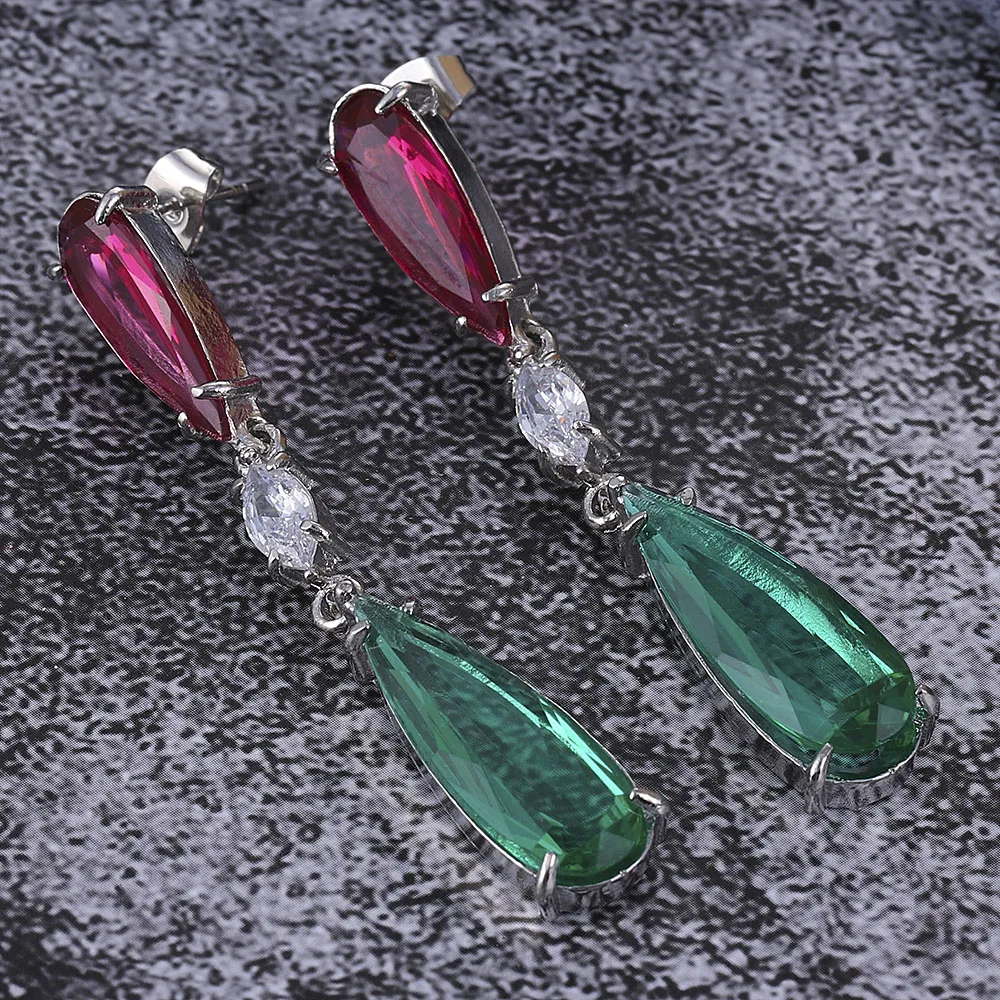 Elegant European & American Long Water Drop Earrings for Women - Simple, Stylish Jewelry image 5