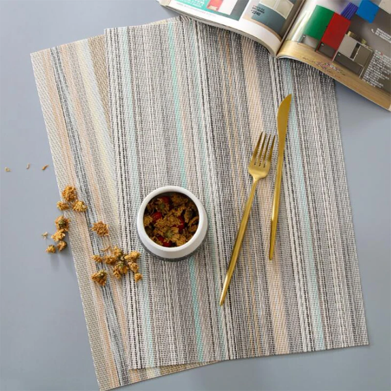 Кухонные коврики для обеденного стола Нескользящие Коврики посуды чаши из ПВХ