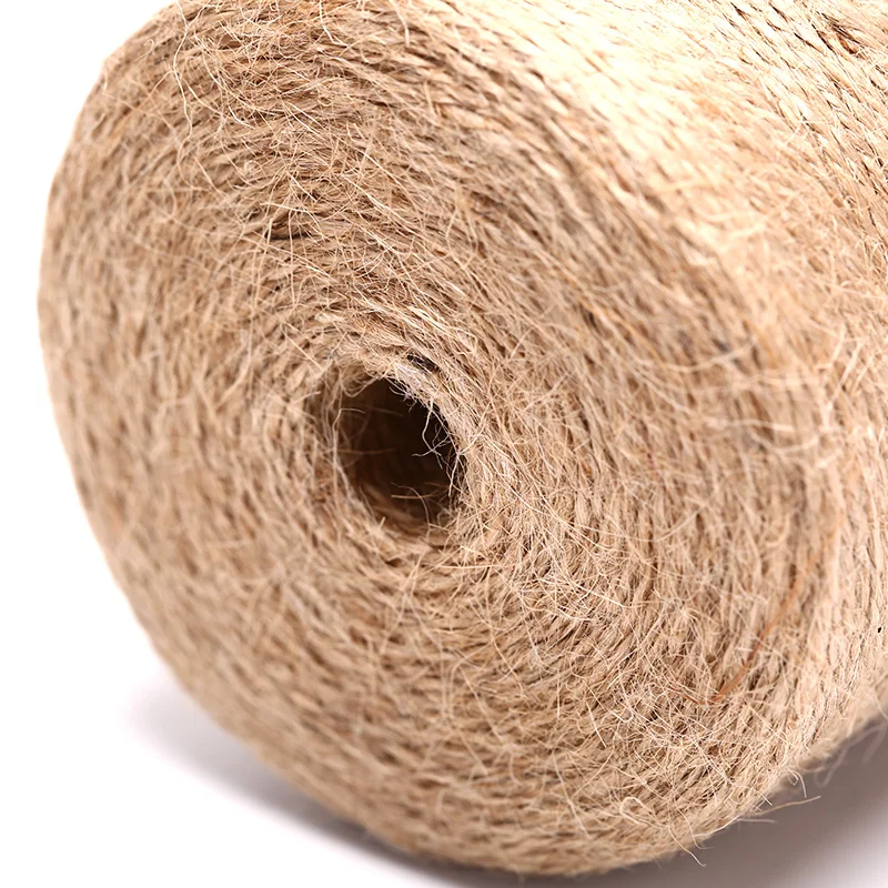 50m/80m/100m Handmade Hemp Linen Cords Rope To Tie Burlap Twine String DIY Craft Decoration Cuerda Yute Corde Chanvre - купить по