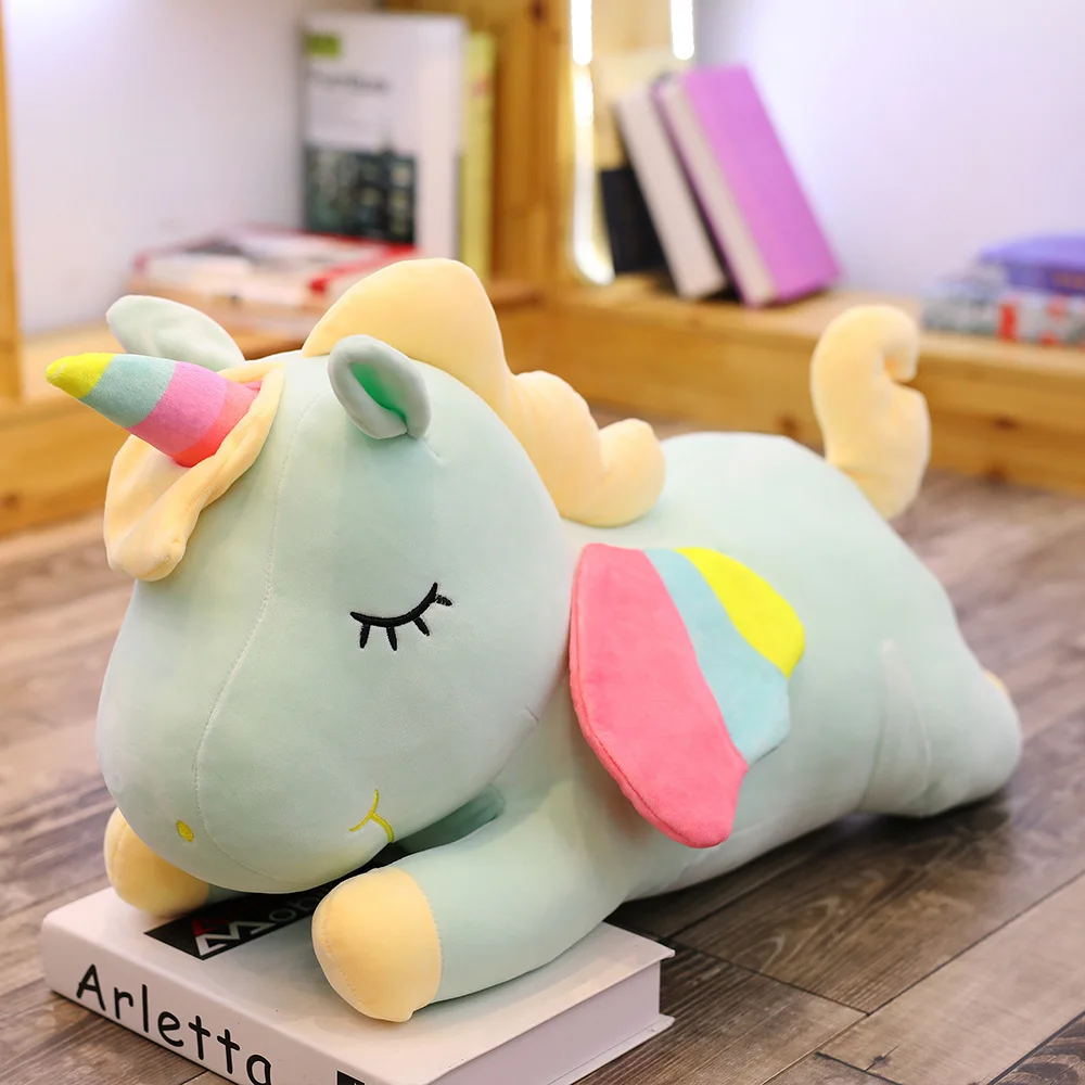 Большие плюшевые игрушки Pusheen в виде единорога мягкая плюшевая кукла единорог с
