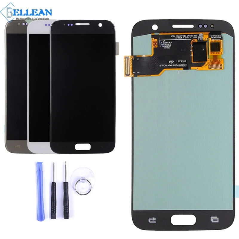 Dinamico для samsung Galaxy S7 ЖК-дисплей G930F G930S G930L G930 ЖК-кодирующий преобразователь сенсорного экрана в сборе с инструментами