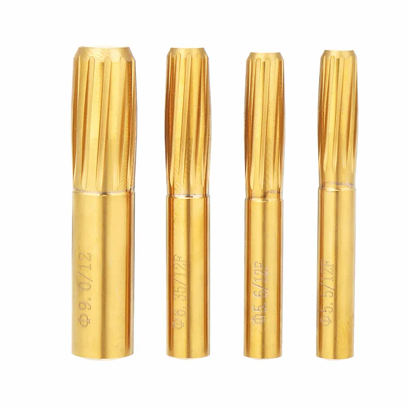 New Rifling Button 5.5mm 5.6mm 6.35mm 9.0mm 12 Flutes Hard Alloy Chamber Helical Machine Reamer Break Durable Tool Accessories