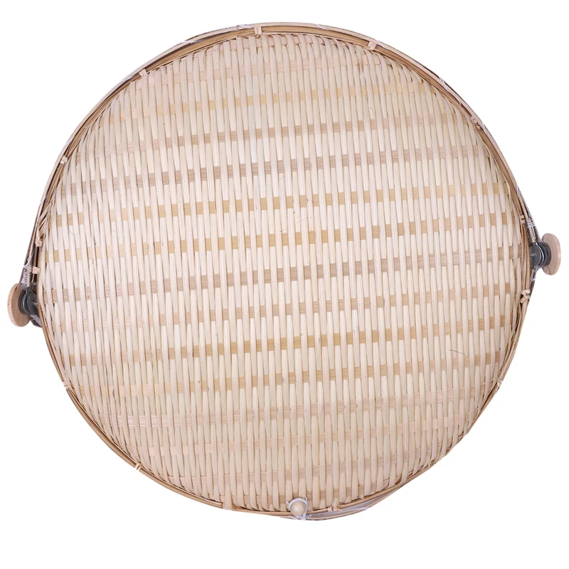 Бамбуковая плетеная корзина ручной работы с защитой от насекомых Пылезащитная