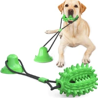 pet dog toys silicon suction cup tug toy dogs push ball toys pet molar bite elastic ropes dog tooth cleaning dog supplies