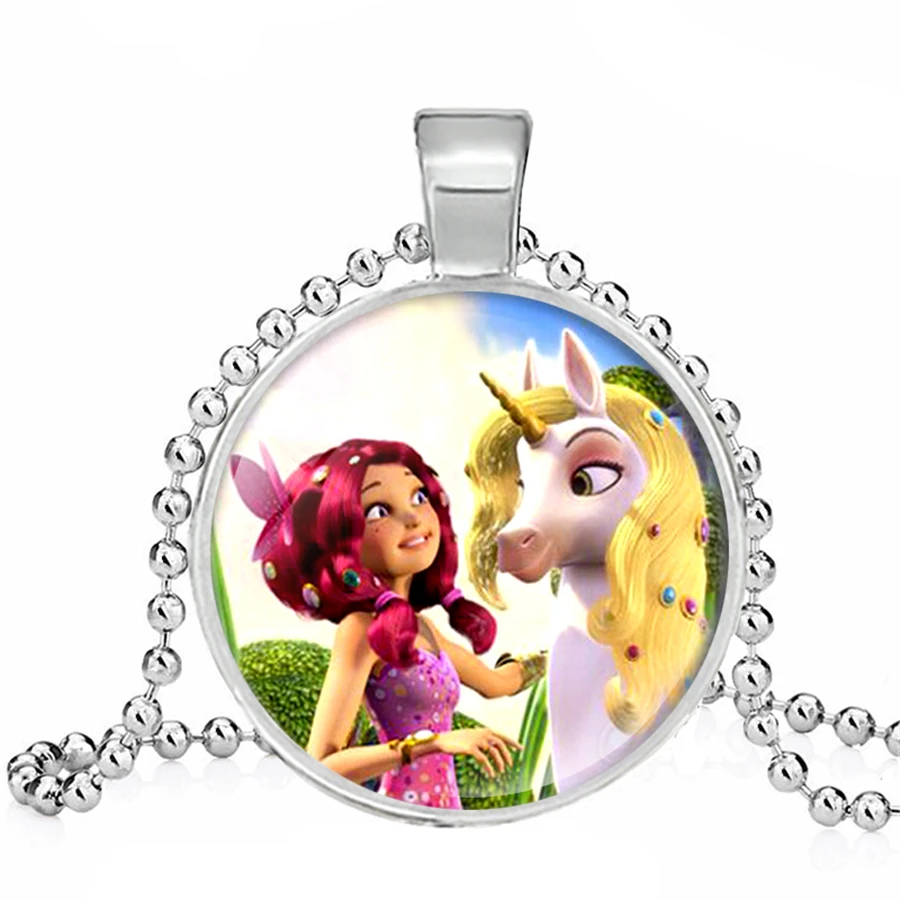 Модное ожерелье из мультфильма Миа и я сказочное аниме Пегас косплей Йо кулоны на