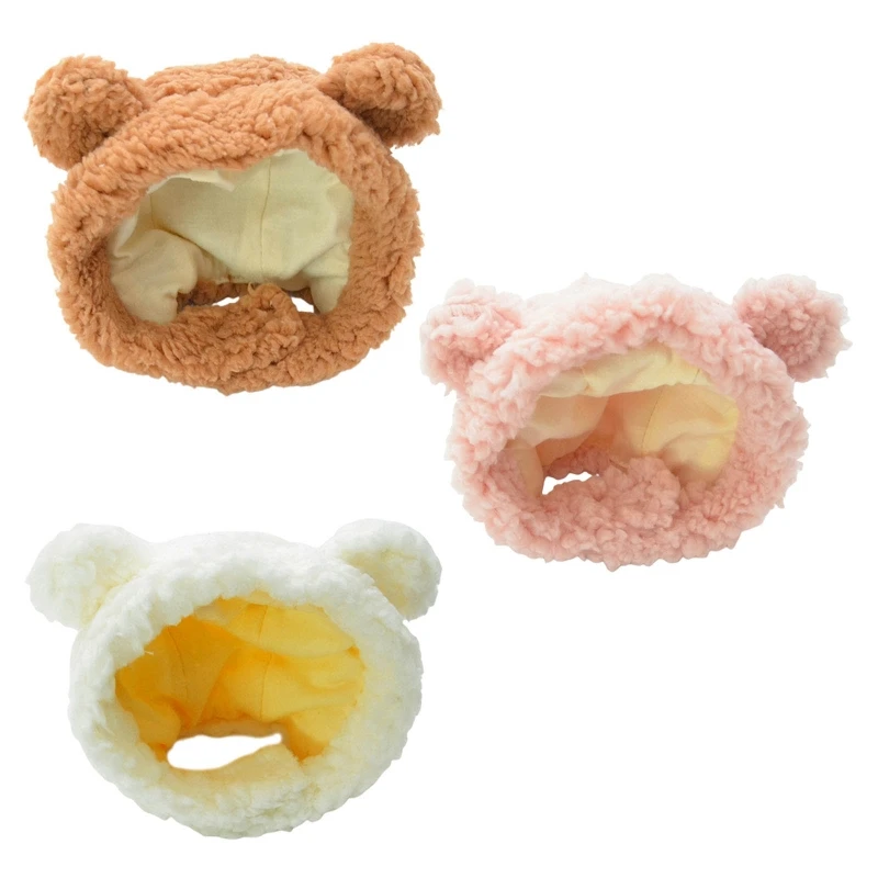 

Bear Pet Costume Hat for Dogs Cute Headwear Hat Pet Holiday Accessories Photo Props Suitable for cats and Puppy