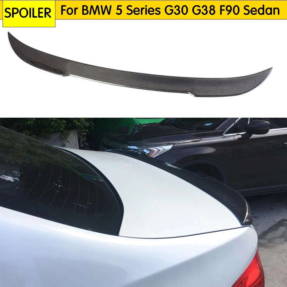 Спойлер из углеродного волокна для BMW 5 Series G30 G38 F90 Base Sedan M Sport M5 2017 2018 2019|Спойлеры и