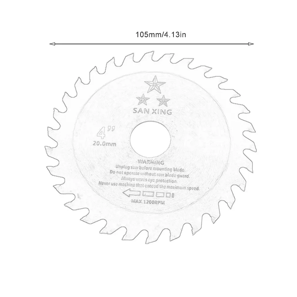 Твердосплавный деревообрабатывающий пильный диск 4 дюйма 30 зуб/40 зуб Настольная
