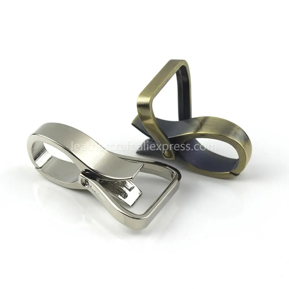 1 х металлический карабин для запуска карабина застежка кожаного ремня лямки