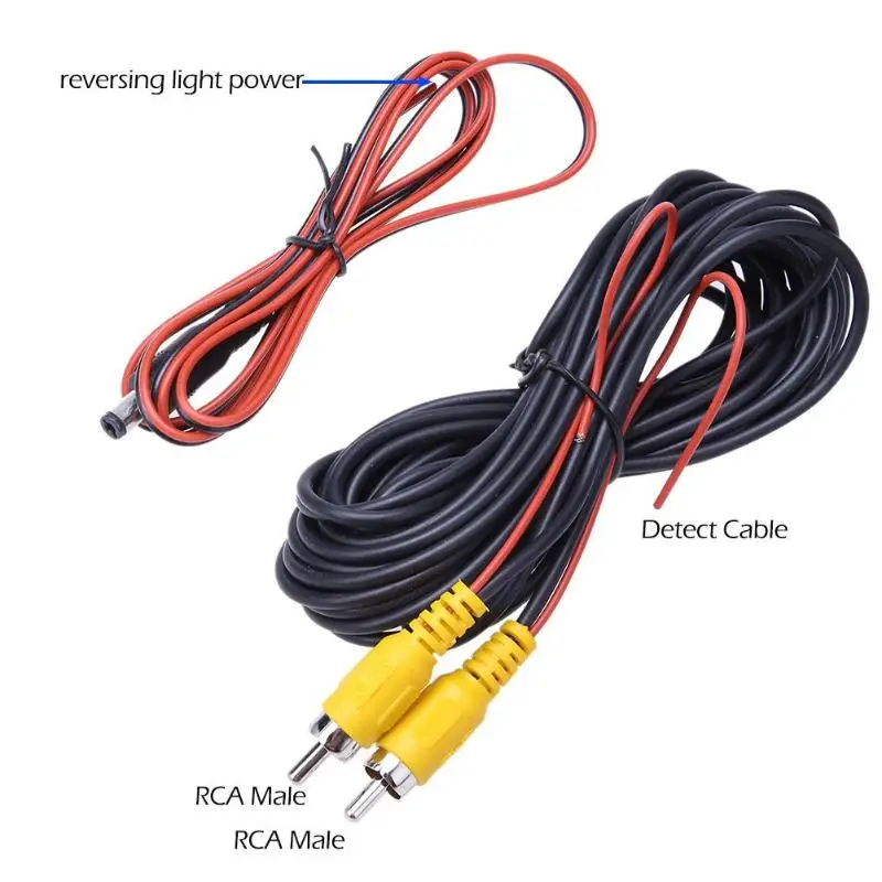 Автомобильный Кабель RCA для камеры заднего вида 6 м 20 футов 2 4 ГГц беспроводной