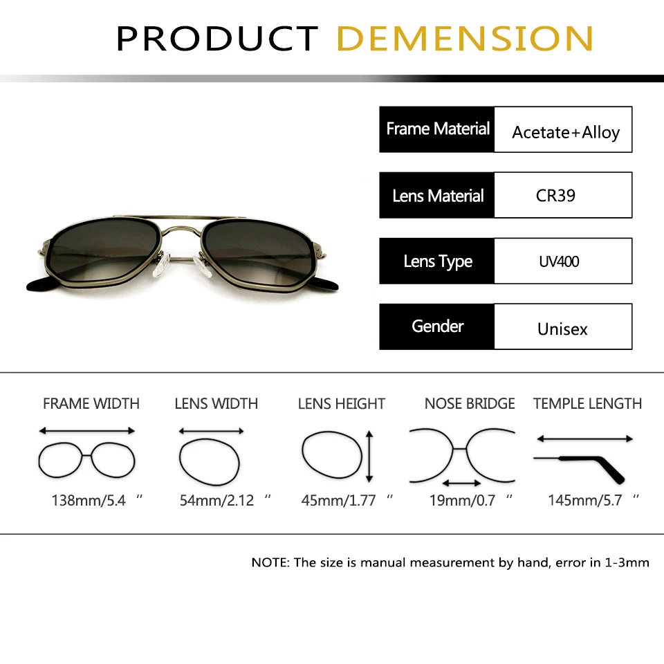 Pilot Square Sunglasses Men 2020 Luxury Brand Sun Glasses For Women Designer Fashion Shades Blue Gafas De Sol Mujer UV400