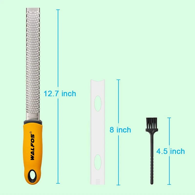 

Walfos multifonction acier inoxydable citron Zester plucheur de fruits fromage Zester microplan rpe fruits lgumes