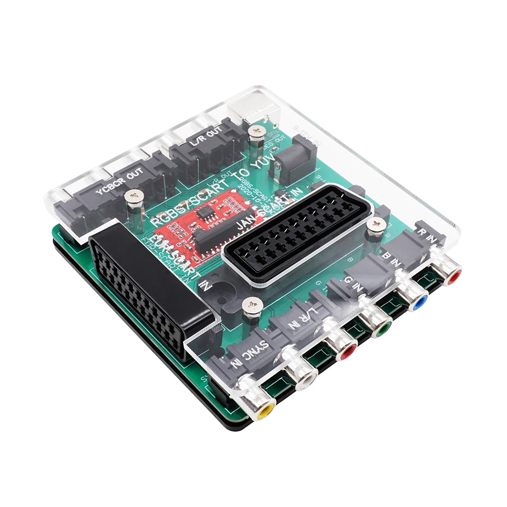 Конвертер Bitfunx SCART/RGBS к YCBCR/S-video для Ретро игровой консоли DC Dreamcast Mega Drive SFC PS2 |