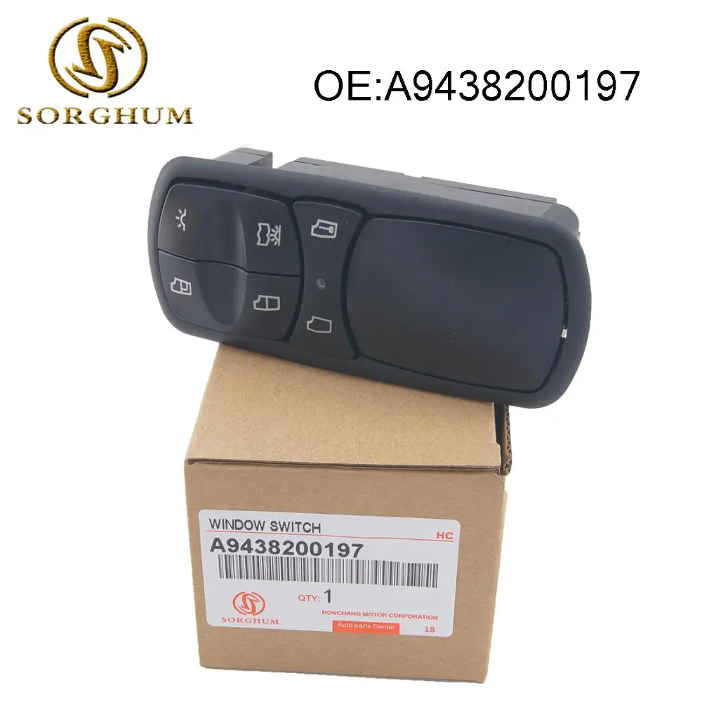 

Электрический стеклоподъемник OEM A9438200197, главный переключатель управления автомобильным стайлингом для Mercedes Benz Actros
