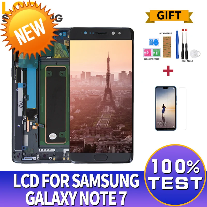 5 7 &quotдюймовый ЖК дисплей для samsung Galaxy Note lcd кодирующий преобразователь сенсорного