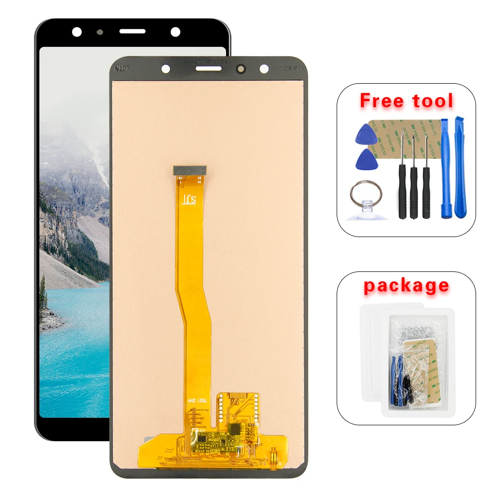 Для Samsung A7 2018 A750 SM A750F дисплей ЖК экран в сборе для A750FN lcd Бесплатные